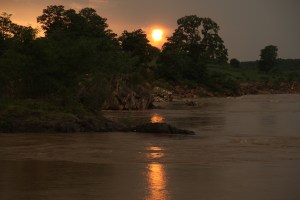 Sunset at Bhedaghat