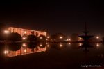 At the India Gate at night