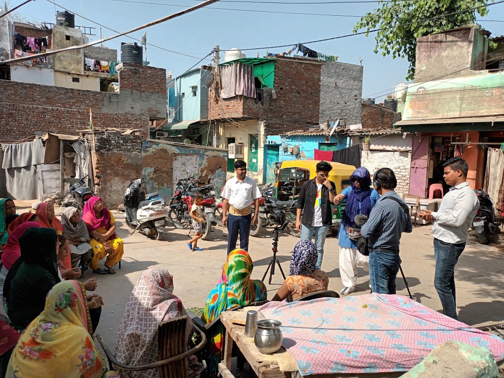 Outdoor film shoot in 40 degrees&nbsp;C