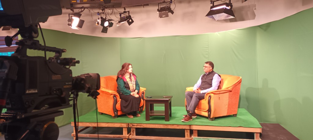 Discussion with Jharkhand DD at Ranchi Doordarshan&nbsp;Kendra…