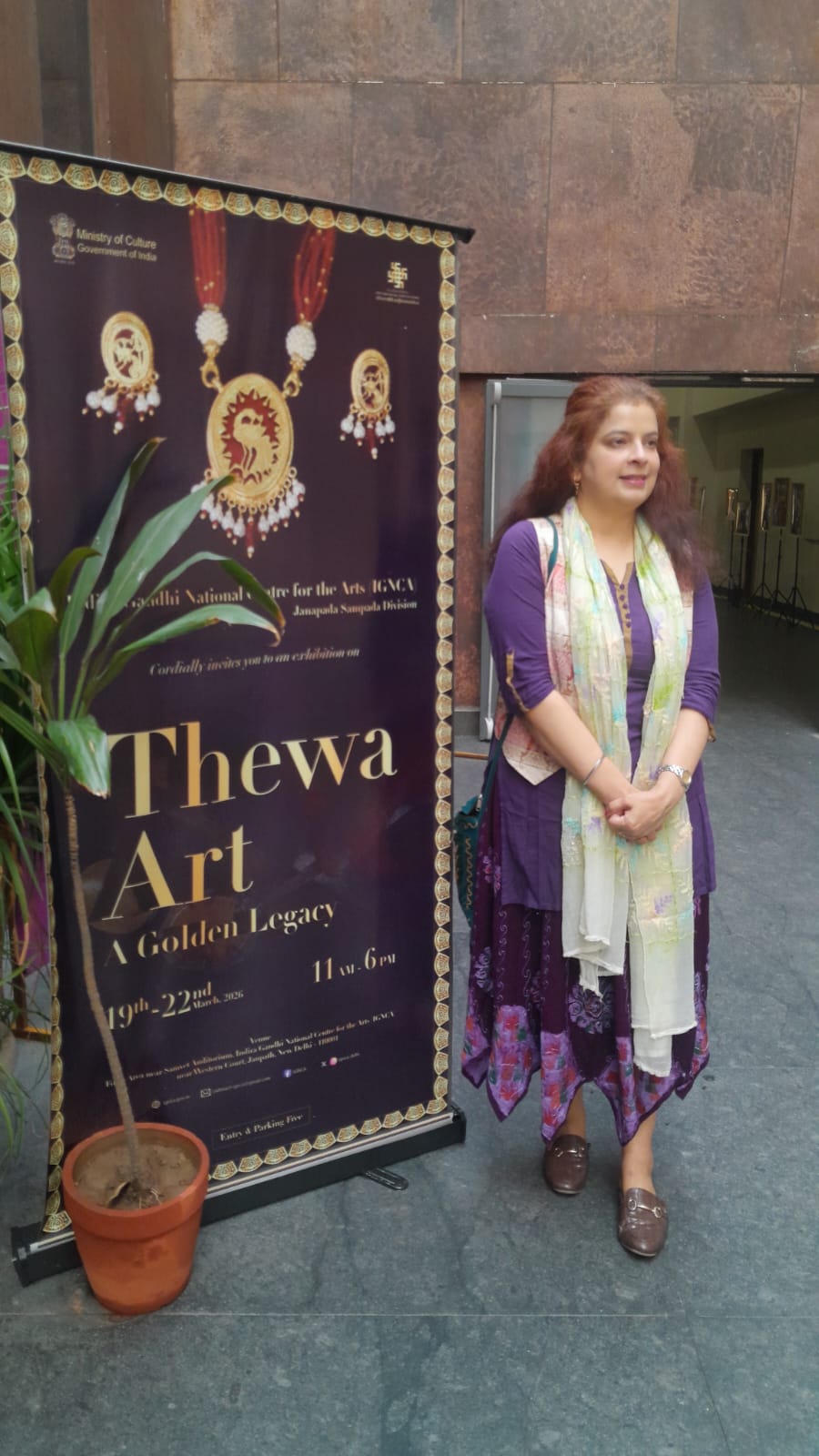 Thewa Exhibition at IGNCA Foundation&nbsp;Day